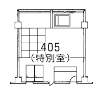 展望風呂付特別室（和洋室）プレミアムB 平面